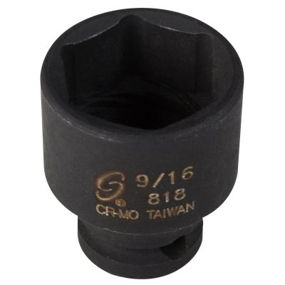 SUN818 image(0) - SUNEX SOC 9/16 1/4D IMP 6PT BLK
