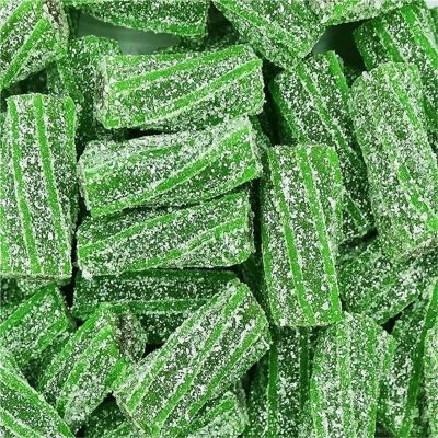THS784300-190530 image(0) - Tender Heifer Snack Co. Pectin Filled Licorice Sour Watermelon Candy - 10 oz