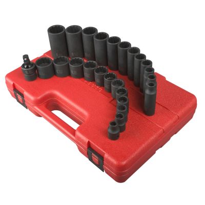 SUN3326 image(0) - SUNEX 25-Piece 3/8 in. Drive 12-Point Maste