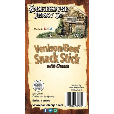 THS601968370046 image(0) - Tender Heifer Snack Co. Venison Beef Snack Stick W/Cheese