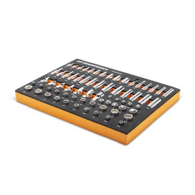 KDTGWMSSKT14SAE image(0) - GearWrench 68 Piece 1/4 Inch Dr Master SAE Socket Set Inch Foam Storage Tray