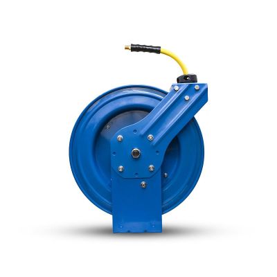 BLBOSRHD3835 image(0) - BluBird OilShield Rubber Air Hose Reel Heavy Duty Single Arm Assembly 3/8" x 35'