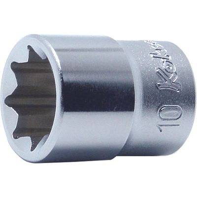 KKN2425-E10 image(0) - Ko-ken USA 1/4 Sq. Dr. TORX E10® Socket - Length 22mm