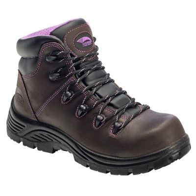 FSIA7123-9M image(0) - Avenger Framer Series - Women's High Top Work Boots - Composite Toe - IC|EH|SR|PR - Brown/Black - Size: 9M