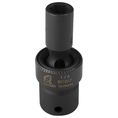 SUN808U image(0) - SUNEX SOC 1/4 1/4D IMP UNIV 6PT BLK