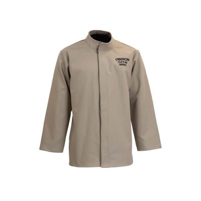 OBRCAT4-CT-NB-S image(0) - Oberon Coat - Arc Flash - 40 Cal CAT™ Economy - Color: Navy Blue - Size: Small