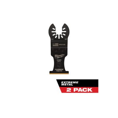 MLW49-25-1502 image(0) - Milwaukee Tool Open-Lok 1-3/8" Titanium Enhanced Carbide Teeth Metal Blade 2Pk