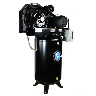 ATEMPAF9P-FPD image(1) - Atlas Automotive Equipment 7.5HP 80 Gallon Commercial Air Compressor w/ Plus Package