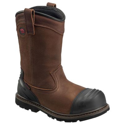 FSIA7876-11-6E image(0) - Avenger Hammer Wellington Series - Men's Boots - Carbon Nano-Fiber Toe - IC|EH|SR|PR - Brown/Black - Size: 11XXW