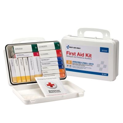 FAO90569 image(0) - First Aid Only 16 Unit First Aid Kit ANSI A Plastic Case