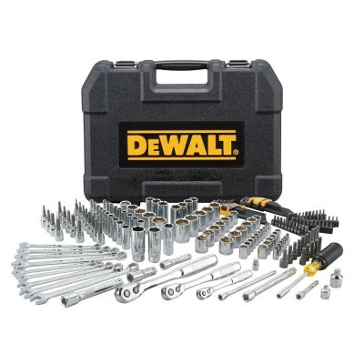 DWTDWMT75000 image(0) - DeWalt Drive Socket Set For Mechanics, 200-Piece, 1/4" & 3/8" & 1/2" Drive, Mm/SAE