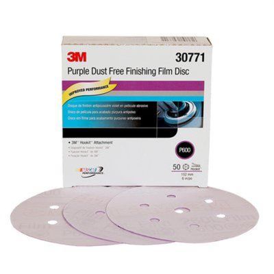 MMM30771 image(0) - 3M 3M(TM) Purple Finishing Film Hookit(TM) Disc P600