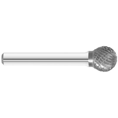 KNKKK14-SD-5 image(0) - KnKut KnKut SD-5 Ball Shape Carbide Burr 1/2" x 1/2" x 2-1/4" OAL with 1/4" Shank