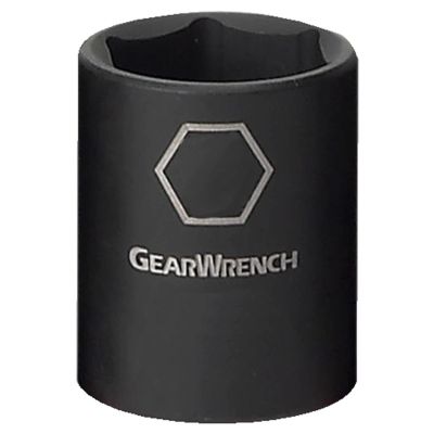 KDT84503N image(0) - GearWrench 1/2 Inch Drive 6 Point Standard Impact SAE Socket 9/16 Inch